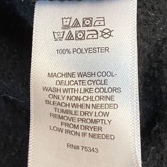 Aspen Sweater Mens XL Black Performance 1/4 Zip Mock Neck Pullover Sweatshirt - Picture 4 of 9